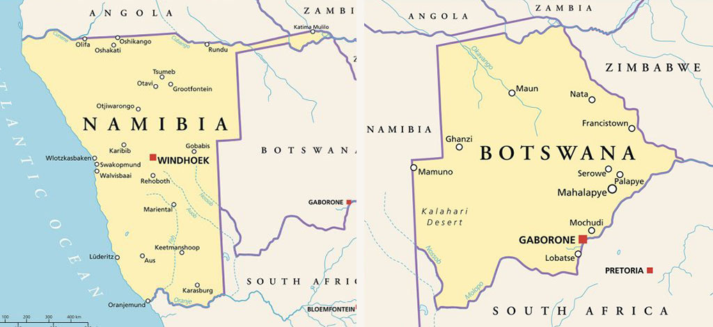 Namibia Botswana Escape To Africa Safaris