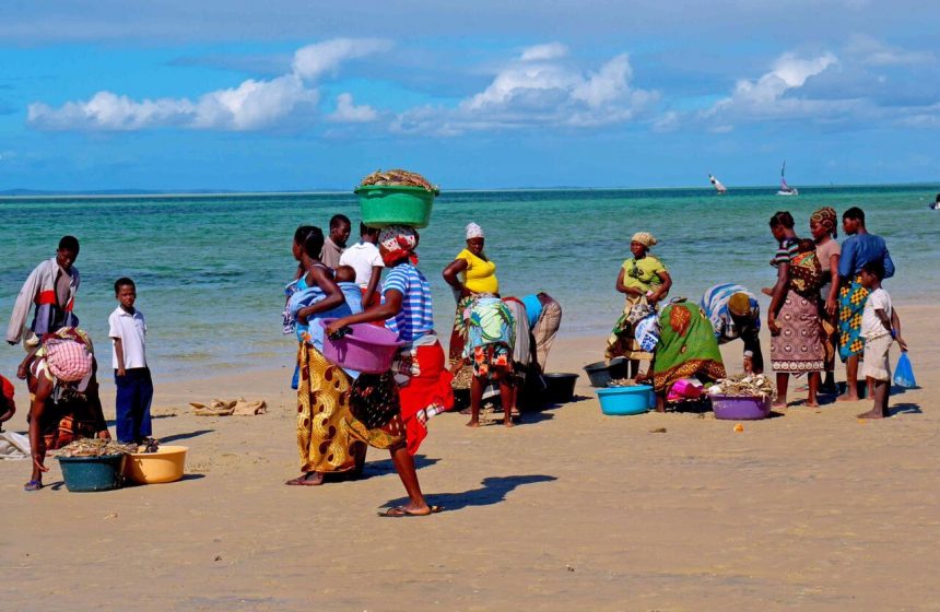 Locals market on the beach, Escape to Africa Safari